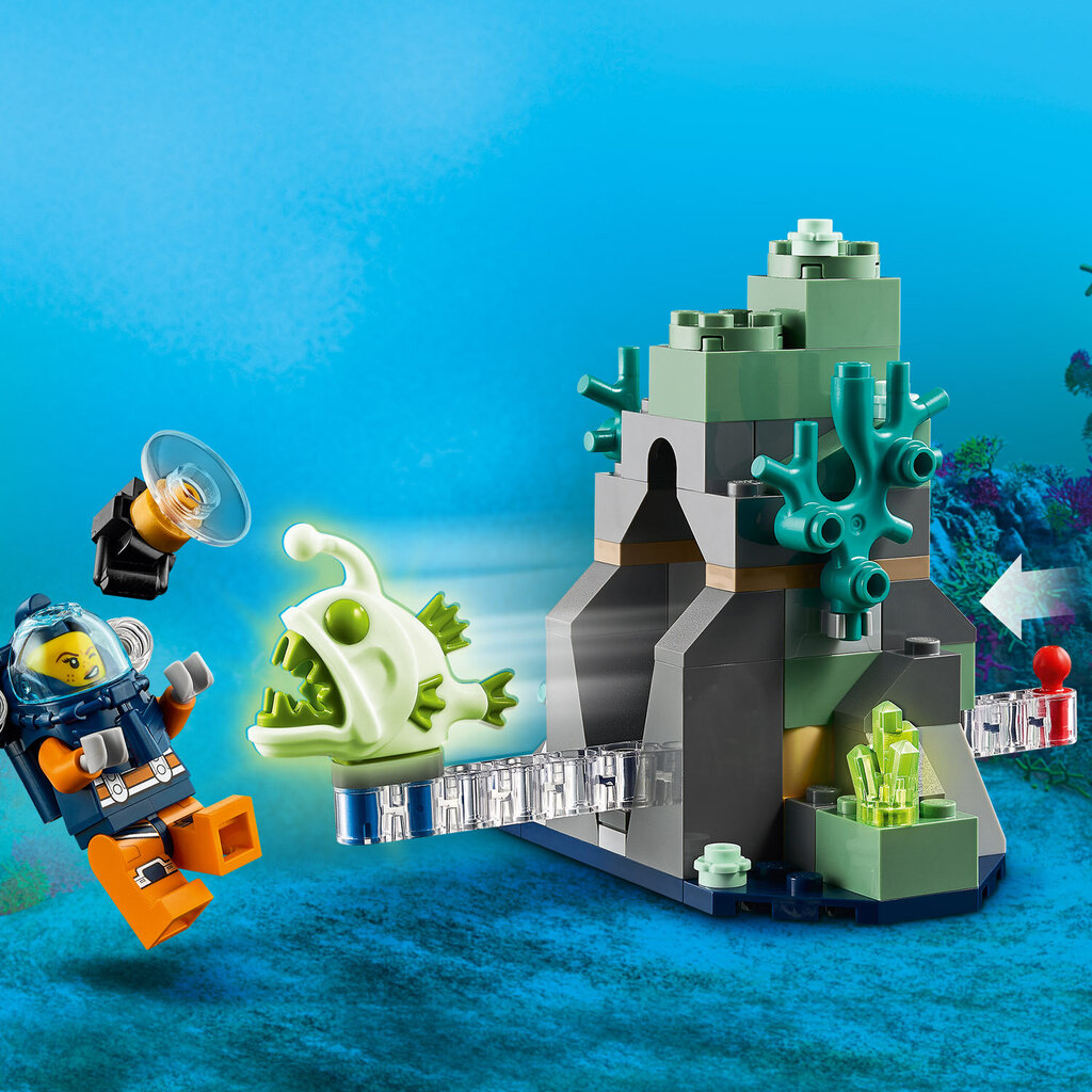 60264 LEGO® City Vandenyno tyrimų povandeninis laivas kaina ir informacija | Konstruktoriai ir kaladėlės | pigu.lt