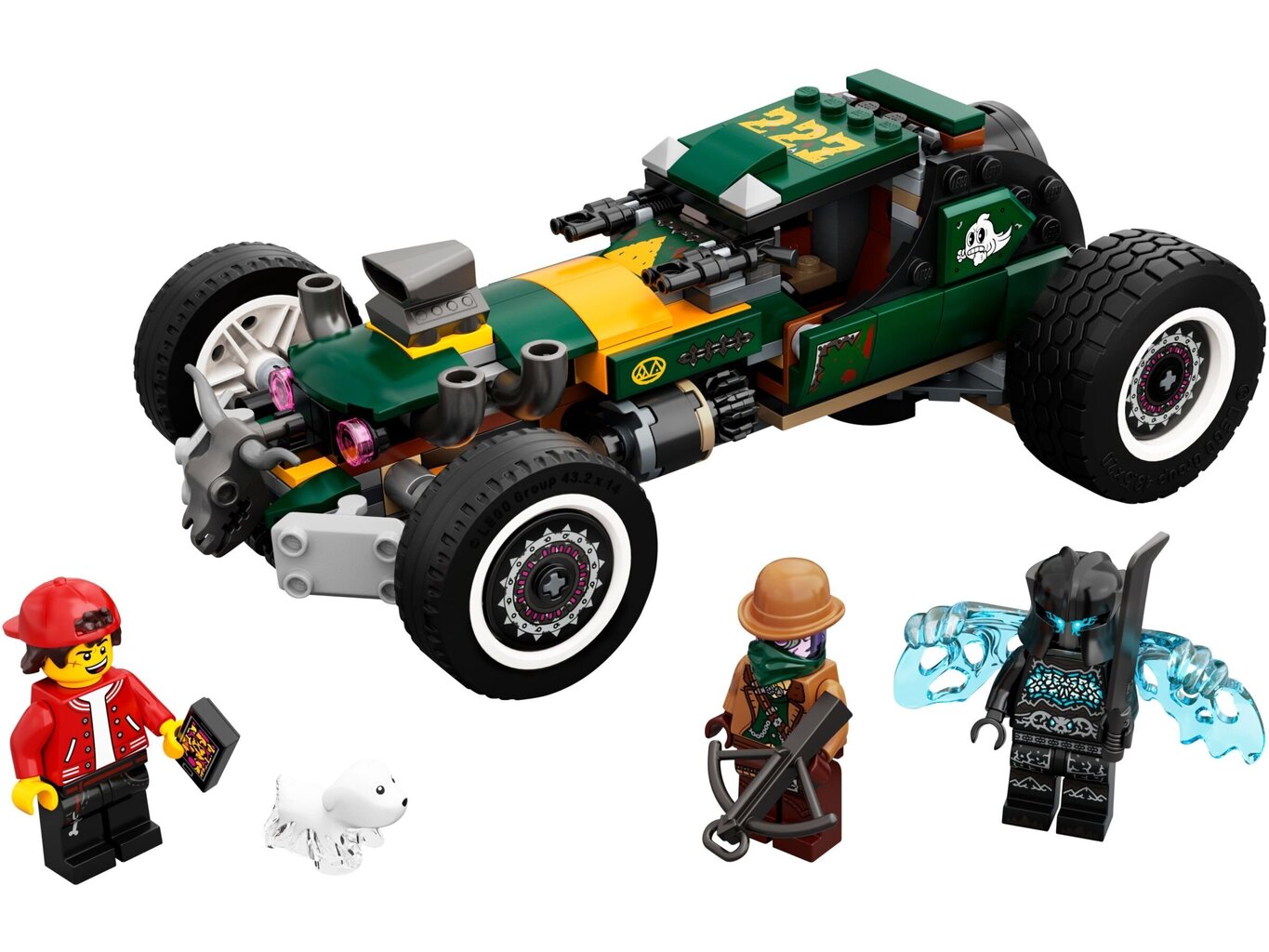 70434 LEGO® Hidden Side Antgamtinis lenktynių automobilis kaina ir informacija | Konstruktoriai ir kaladėlės | pigu.lt