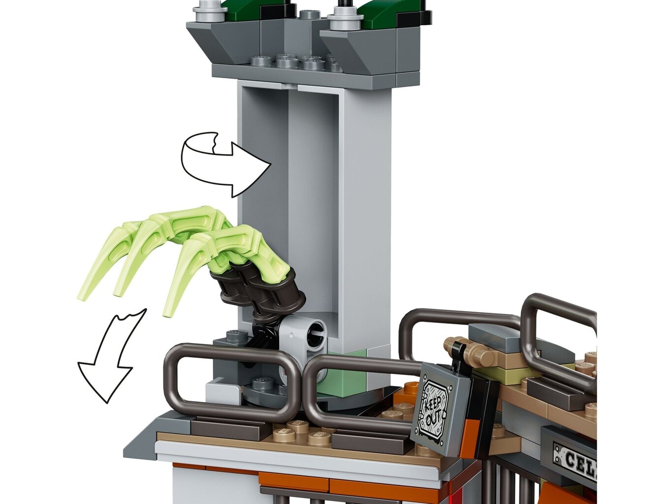 70435 LEGO® Hidden Side Newbury apleistas kalėjimas цена и информация | Konstruktoriai ir kaladėlės | pigu.lt