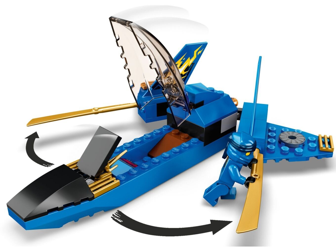 71703 LEGO® NINJAGO Audros kovotojo mūšis kaina ir informacija | Konstruktoriai ir kaladėlės | pigu.lt