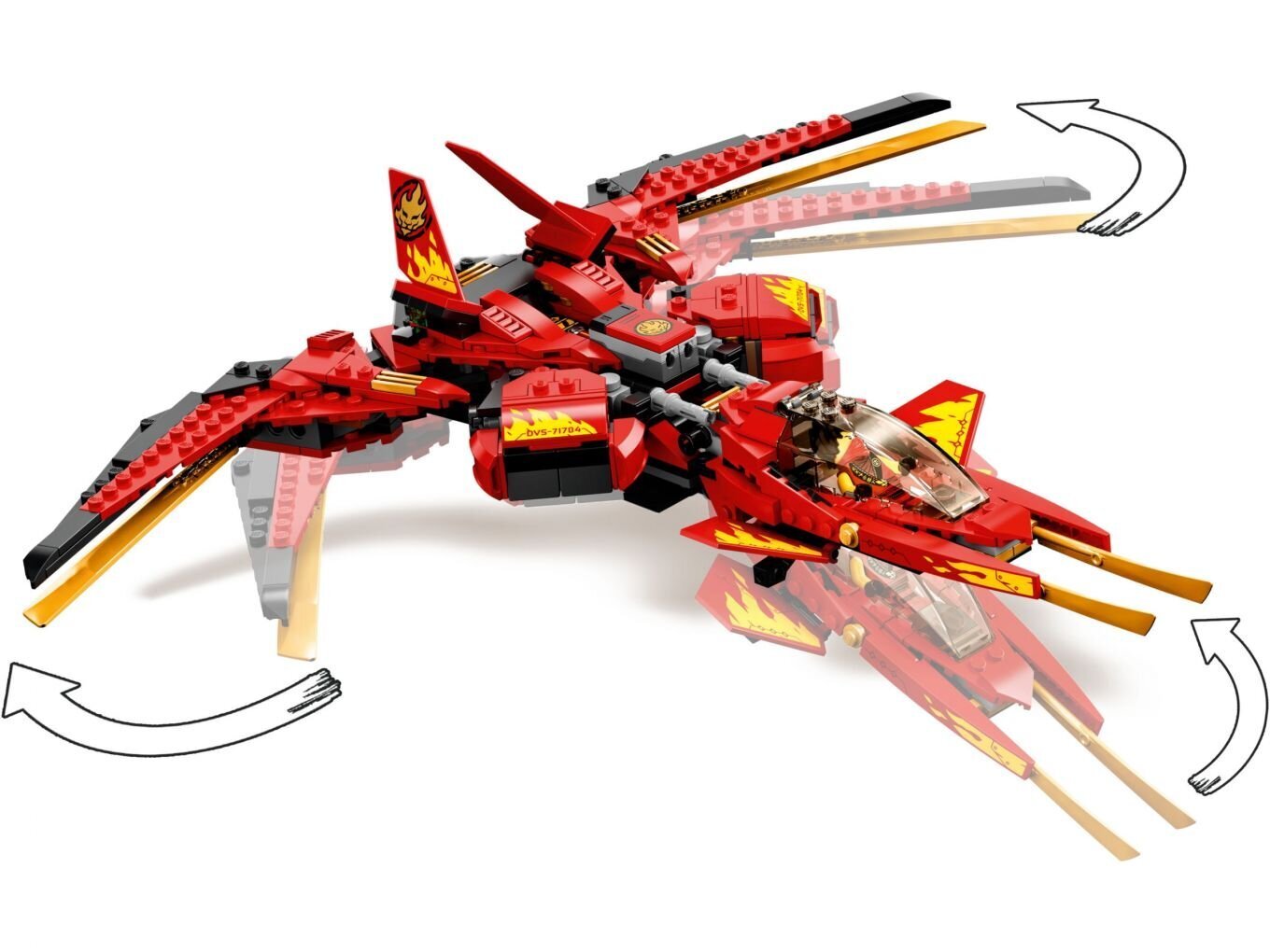 71704 LEGO® NINJAGO Kai kovotojas kaina ir informacija | Konstruktoriai ir kaladėlės | pigu.lt