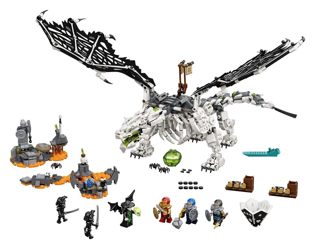 71721 LEGO® NINJAGO Kaukolių burtininko drakonas цена и информация | Konstruktoriai ir kaladėlės | pigu.lt