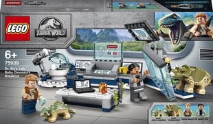 75939 LEGO® Jurassic World Лаборатория доктора Ву: Побег динозавриков цена и информация | Конструкторы и кубики | pigu.lt