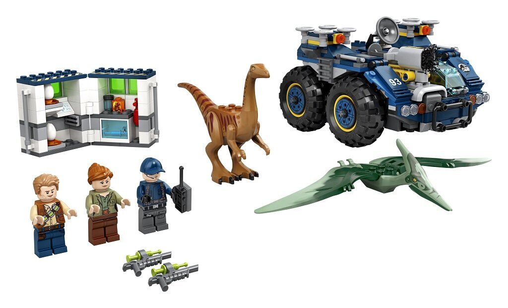 75940 LEGO® Jurassic World Galimimso ir Pteranodono pabėgimas цена и информация | Konstruktoriai ir kaladėlės | pigu.lt