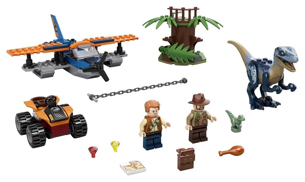 75942 LEGO® Jurassic World Gelbėjimo misija lėktuvu kaina ir informacija | Konstruktoriai ir kaladėlės | pigu.lt