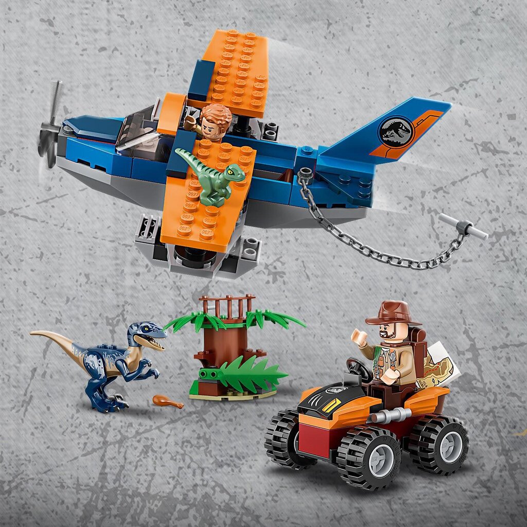 75942 LEGO® Jurassic World Gelbėjimo misija lėktuvu kaina ir informacija | Konstruktoriai ir kaladėlės | pigu.lt