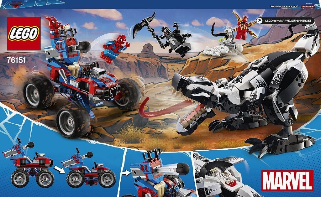 76151 LEGO® Super Heroes Venomozauro pasala kaina ir informacija | Konstruktoriai ir kaladėlės | pigu.lt