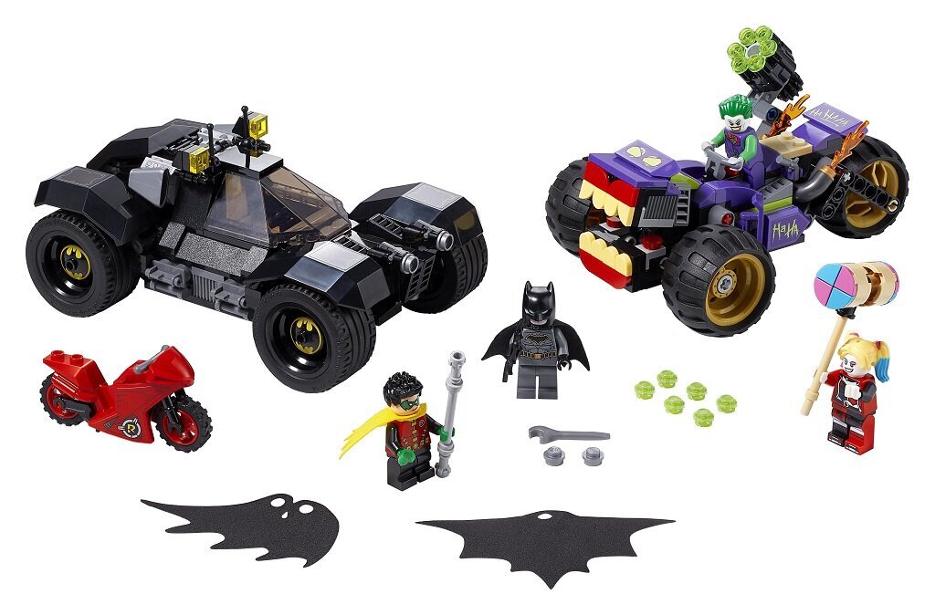 76159 LEGO® Super Heroes Džokerio triračio gaudynės kaina ir informacija | Konstruktoriai ir kaladėlės | pigu.lt