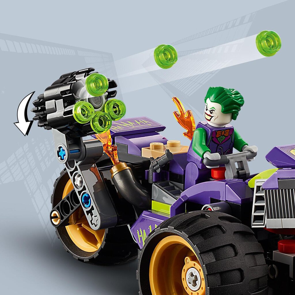 76159 LEGO® Super Heroes Džokerio triračio gaudynės цена и информация | Konstruktoriai ir kaladėlės | pigu.lt