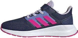 Adidas Обувь для девочек Runfalcon C Blue Pink цена и информация | Детская спортивная обувь | pigu.lt