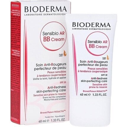 Jautrios, raustančios odos AR BB veido kremas Bioderma Sensibio AR BB SPF30 40 ml kaina ir informacija | Veido kremai | pigu.lt