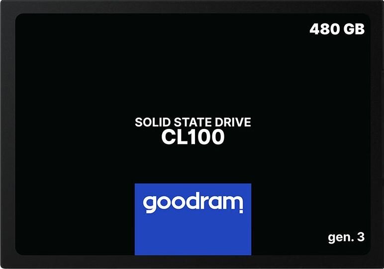 GoodRam SSDPR-CL100-480-G3 kaina ir informacija | Vidiniai kietieji diskai (HDD, SSD, Hybrid) | pigu.lt