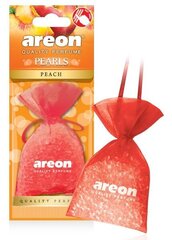 AREON автомобильный парфюм PEARLS - Peach цена и информация | Освежители воздуха для салона | pigu.lt