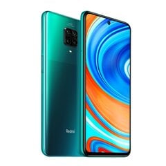 Xiaomi Redmi Note 9 Pro, 128 GB, Dual SIM, Green kaina ir informacija | Mobilieji telefonai | pigu.lt