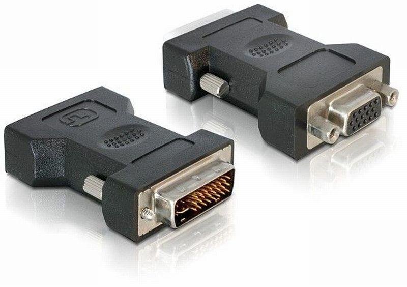 Adapteris Delock, DVI-VGA kaina ir informacija | Adapteriai, USB šakotuvai | pigu.lt