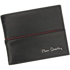 Маленький мужской кошелек Pierre Cardin TILAK25 8824/Nero, черный цена и информация | Мужские кошельки | pigu.lt