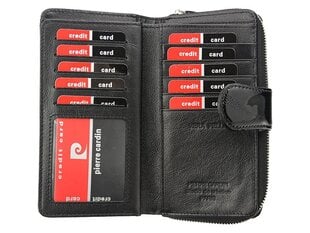Кожаный женский кошелек Pierre Cardin Black цена и информация | Женские кошельки, держатели для карточек | pigu.lt