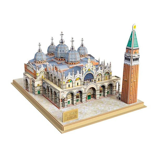 3D dėlionė CubicFun National Geographic Venice ST Mark's Square, 107 d. цена и информация | Dėlionės (puzzle) | pigu.lt