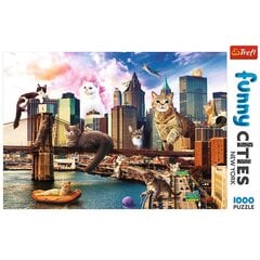 Dėlionė Trefl Puzzle "Katės Niujorke", 1000 d. kaina ir informacija | Trefl Vaikams ir kūdikiams | pigu.lt