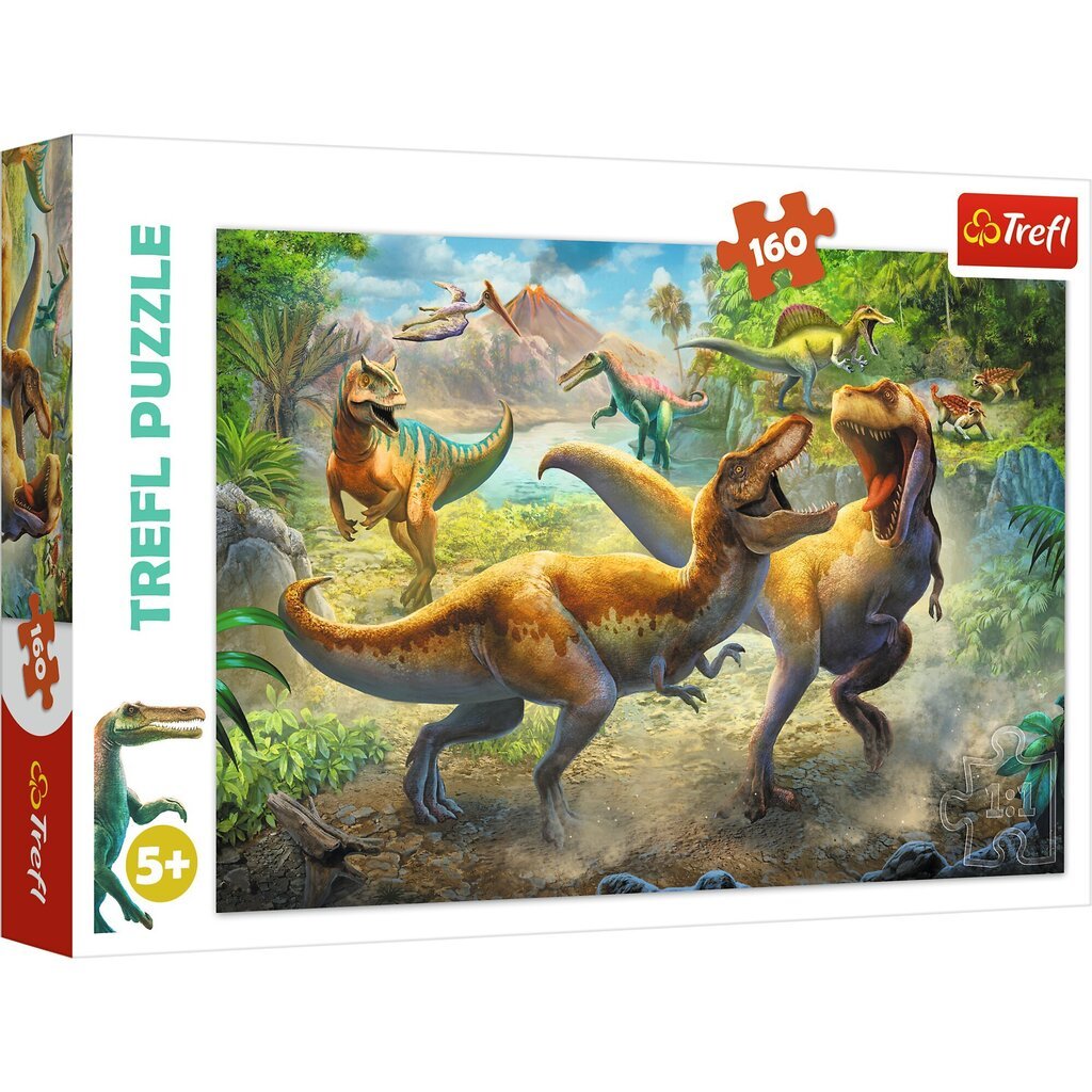 Dėlionė Trefl Fighting Tyrannosaurs, 160 d. цена и информация | Dėlionės (puzzle) | pigu.lt