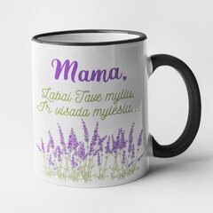 Puodelis "Myliu Tave, Mama" kaina ir informacija | Originalūs puodeliai | pigu.lt