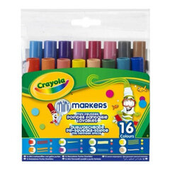 CRAYOLA 16 маркеров Пипсквикс с фигурными кончиками цена и информация | Письменные принадлежности | pigu.lt