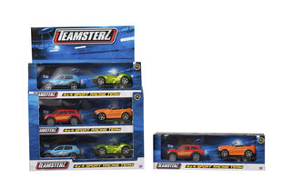 Lenktyniniai automobiliai Hti Teamsterz, 10 cm kaina ir informacija | Žaislai berniukams | pigu.lt