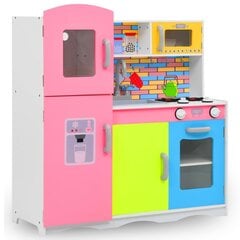 Vaikiška virtuvėlė, įvairių spalvų, 80x30x85cm, mdf kaina ir informacija | vidaXL Žaislai vaikams | pigu.lt