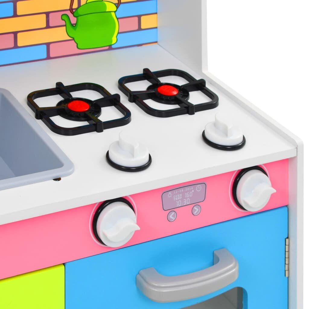 Vaikiška virtuvėlė, įvairių spalvų, 80x30x85cm, mdf kaina ir informacija | Žaislai mergaitėms | pigu.lt