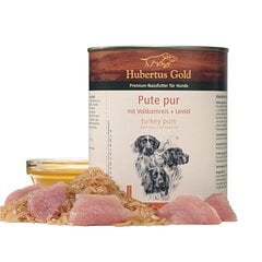 Hubertus gold kalakutienos su ryžiais konservas šunims, 6x800g kaina ir informacija | Konservai šunims | pigu.lt