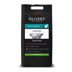 Корм для стерилизованных кошек Olivers с курицей Sterilized Cat Grain Free 8 кг цена и информация | Сухой корм для кошек | pigu.lt