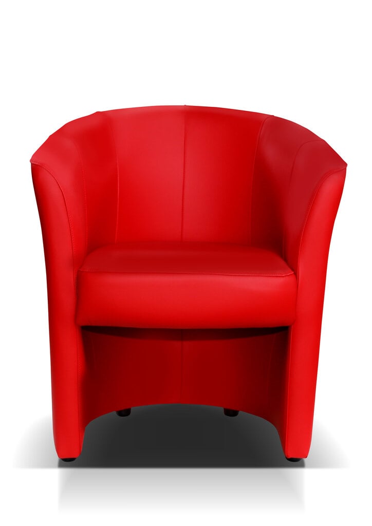 Fotelis Oxford, raudonas kaina ir informacija | Svetainės foteliai | pigu.lt