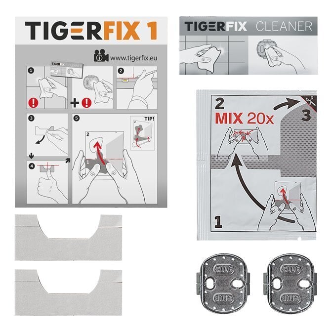Tiger TigerFix NEW 1 klijai цена и информация | Vonios kambario aksesuarai | pigu.lt