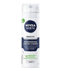 „Nivea Men Sensitive“ skutimosi putos 200 ml kaina ir informacija | Skutimosi priemonės ir kosmetika | pigu.lt