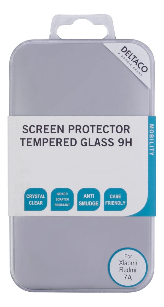 Deltaco Screen Protector, skirtas Xiaomi Redmi 7A цена и информация | Apsauginės plėvelės telefonams | pigu.lt