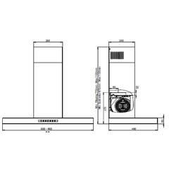 Tecnowind Lens 60 BL kaina ir informacija | Allenzi Buitinė technika ir elektronika | pigu.lt