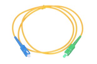 Extralink SC|APC-SC|UPC | Patchcord | Single mode, Simplex, G652D, 3mm, 1m kaina ir informacija | Kabeliai ir laidai | pigu.lt