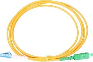 Extralink LC/UPC-SC/APC | Патчкорд | Одномодовый, симплексный, 3 мм, 2 м цена и информация | Кабели и провода | pigu.lt