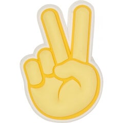 Ženkliukas klumpėms Crocs™ Peace hand sign kaina ir informacija | Guminės klumpės vaikams | pigu.lt