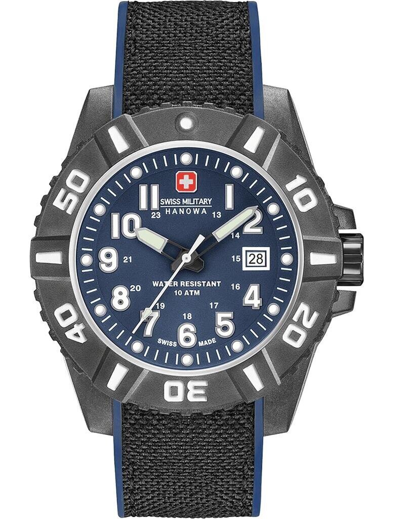 Vyriškas laikrodis Swiss Military Hanowa, 06-4309.17.003 цена и информация | Vyriški laikrodžiai | pigu.lt