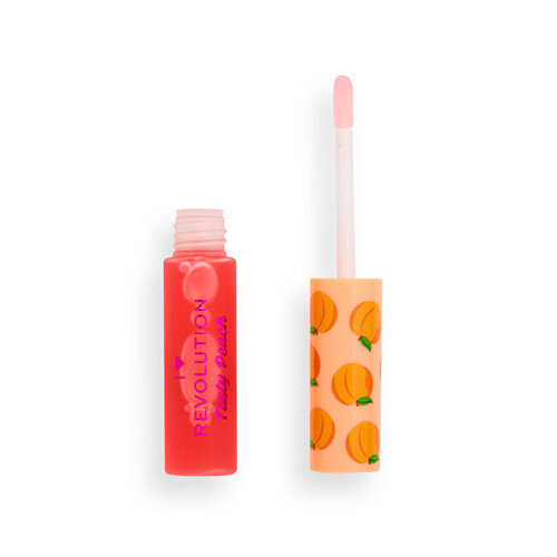 Lūpų aliejus Makeup Revolution I♥Revolution Tasty Peach Lip Oil Peachy Keen - Lip care 6ml kaina ir informacija | Lūpų dažai, blizgiai, balzamai, vazelinai | pigu.lt