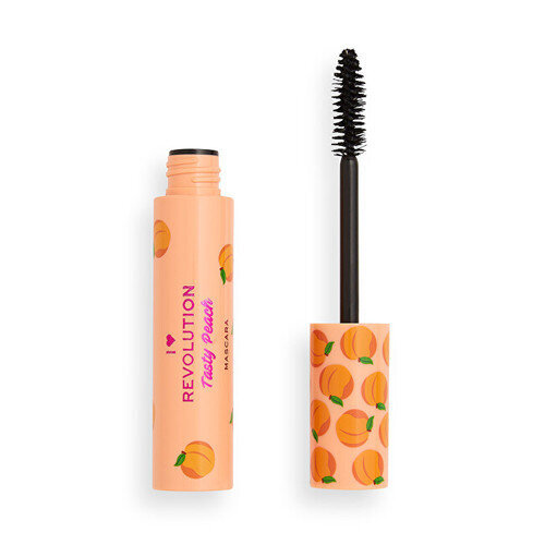 Blakstienų tušas Makeup Revolution I love Revolution Tasty Peach Mascara Peach mascara, 8 g kaina ir informacija | Akių šešėliai, pieštukai, blakstienų tušai, serumai | pigu.lt