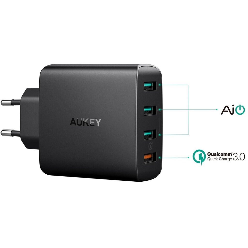 Aukey PA-T18 kaina ir informacija | Krovikliai telefonams | pigu.lt