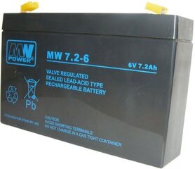 Akumuliatorius MN Power Pb 6V 7,2Ah (MN/6V-7.2AH) kaina ir informacija | Akumuliatoriai | pigu.lt