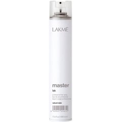 Lakas plaukams Lakme Master Lak Natural Style 500 ml kaina ir informacija | Plaukų formavimo priemonės | pigu.lt