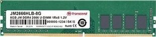 Transcend JM2666HLG-8G цена и информация | Оперативная память (RAM) | pigu.lt