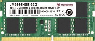 Transcend JM2666HSE-32G цена и информация | Оперативная память (RAM) | pigu.lt