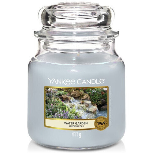 Kvapioji žvakė Yankee Candle Water Garden 411 g kaina ir informacija | Žvakės, Žvakidės | pigu.lt
