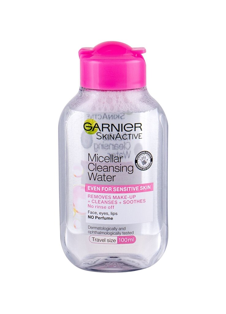 Micelinis vanduo Garnier Micellar Cleansing Water Even For Sensitive Skin, 100ml kaina ir informacija | Veido prausikliai, valikliai | pigu.lt