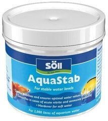 AquaStab akvariumo vandens kietinimui, kalcio šaltinis, amoniako ir nitritų neutralizatorius, milteliai 100g kaina ir informacija | Akvariumai ir jų įranga | pigu.lt